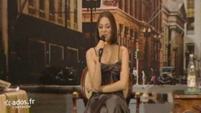 Interview vidéo de Marion Cotillard : compagne de Johnny Dep