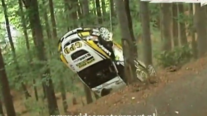 Big Crash 2011 Rally Mitsubishi Lancer evo IX