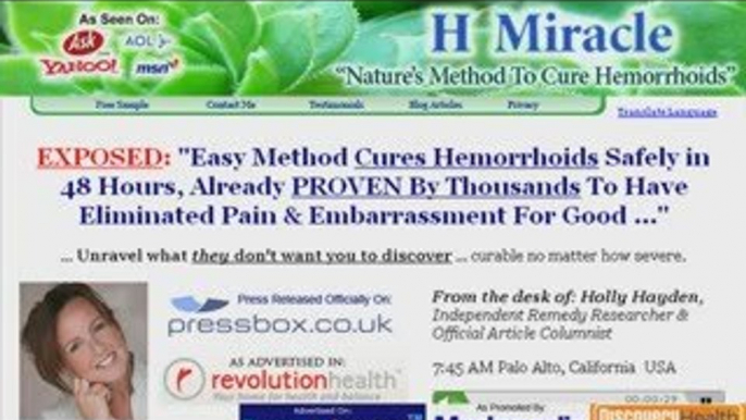 Hemorrhoid Treatment That Works!