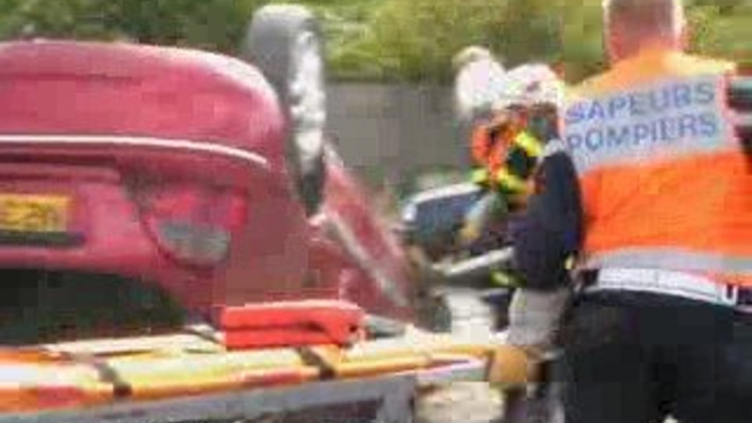 Pompiers de Bapaume : opération secours routier