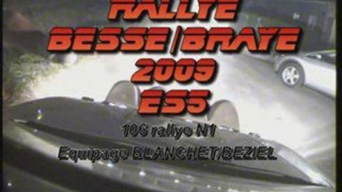 Camera embarquée rallye Besse / Braye ES5