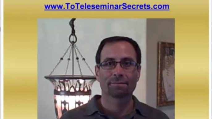 Alex Mandossian Teleseminar Secrets Pre-Training Video 3/3