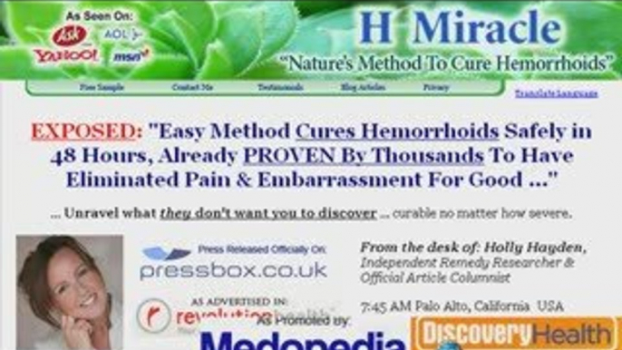 How To Eliminate Hemorrhoids