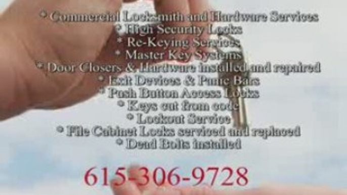 Commercial and Residential Locksmith in Nashville / Franklin