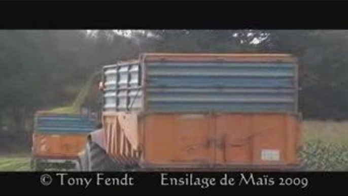 Ensilage de Maïs 2009 Chantier °2 Tony Fendt