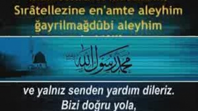 Fatiha Suresi - Evladi Resul  Kabe Imami Türkçe (Meali)