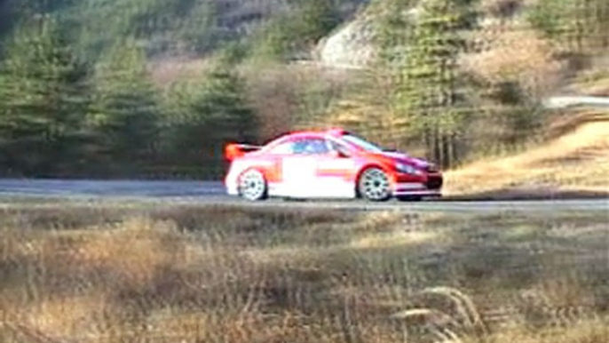 Essais Monte Carlo Gronholm 307 WRC decembre 2004