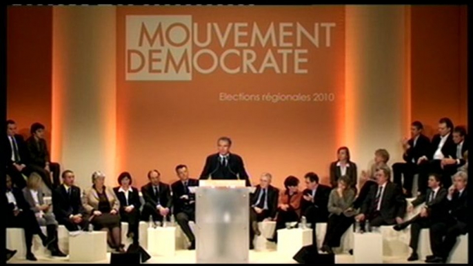 François Bayrou: lancement de la campagne des régionales - 1