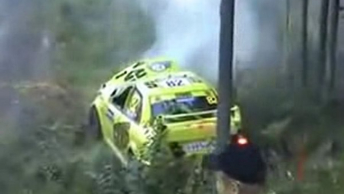 Mitsubishi Lancer Evo Crash