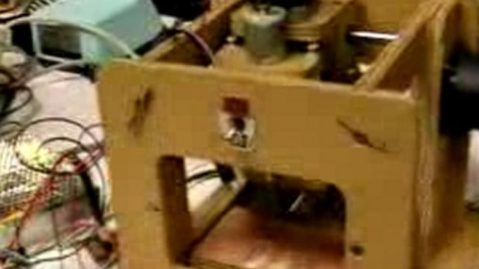 Low-cost fabbed 3-axis mill