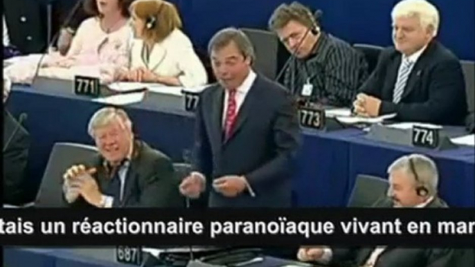 Nigel Farage dénonce un Parlement Européen anti-démocratique