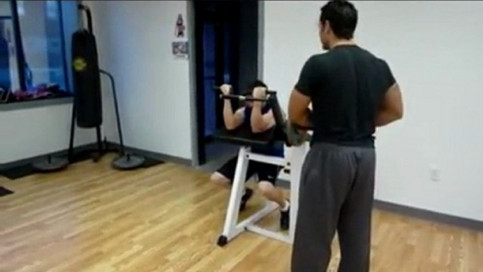 Kansas City Personal Trainer Micah LaCerte- Preacher Curl