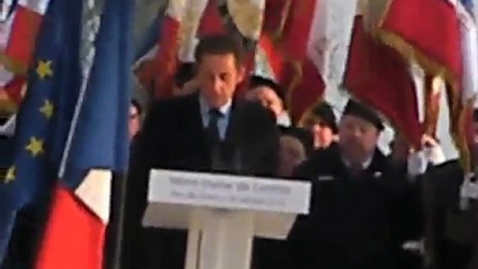 Nicolas Sarkozy à Notre Dame de Lorette