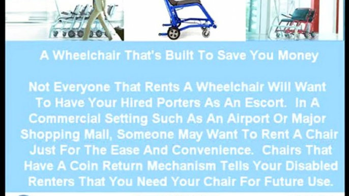 Airport Transportation | A Transport Chair that's More than