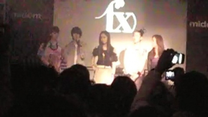 F(x) Before the last song Chu @ MIDEM Kpop Night FRANCE