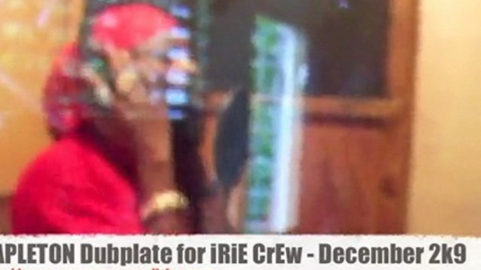 CAPLETON Voicing Dubplate for IRIE CREW