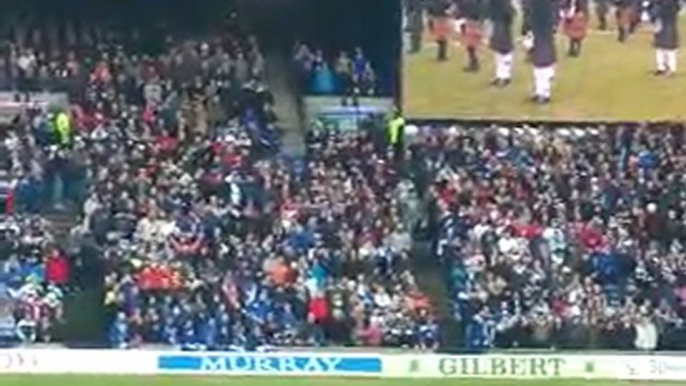 Rugby 6 Nations 2010 (Ecosse vs France) Flower of Scotland