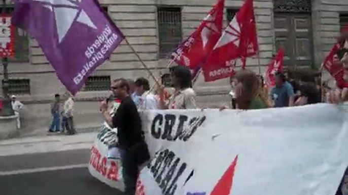 Izquierda Anticapitalista en el 1º de Mayo del 2010  Madrid