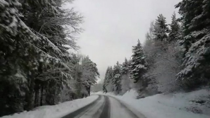 Orage de neige en Haute-Loire - Le 26 mars 2010