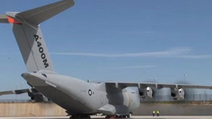 A400M : MSN2 engine ground run