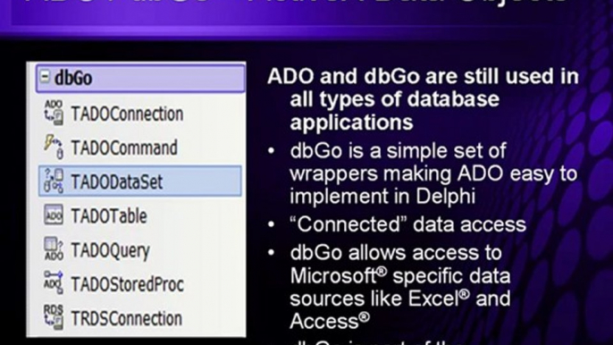 Database Access Methods in Delphi - Delphi 101