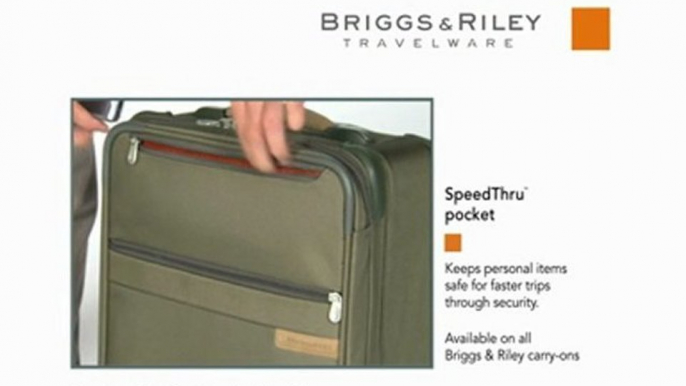 SpeedThru - Hassle Free Security Pocket on Briggs & Riley.