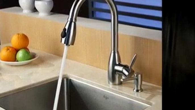 Kraus Stainless Dual Spray Kitchen Faucet KPF-2130