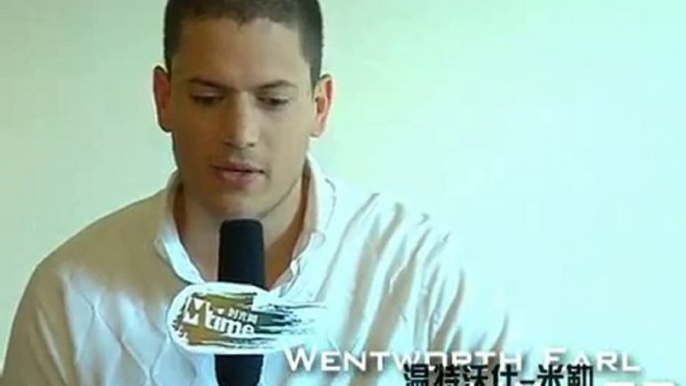 Wentworth Miller on MTime Interview (Q1)