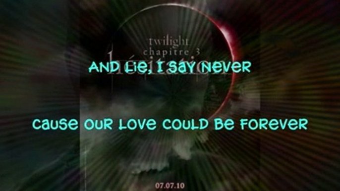 Neutron Star Collision (love is forever), Muse (twilight 3)