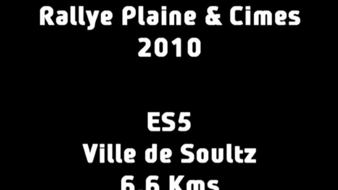 ES5 Rallye Plaine & Cimes 2010