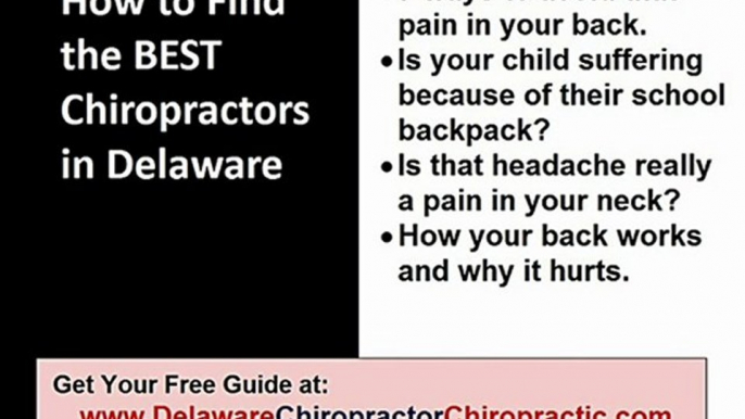 Find the Best Delaware Chiropractors to Reduce Headaches