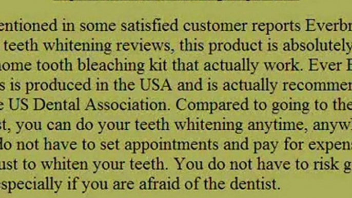 Buy Ever Bright Smile Teeth Whitener Review