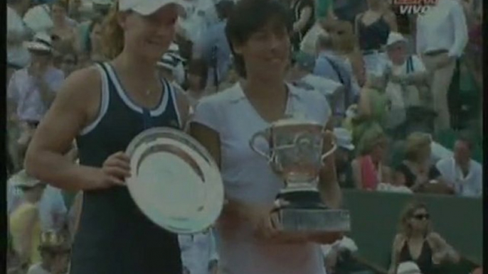 Roland Garros: la premiazione di Francesca Schiavone