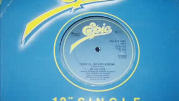 80s disco boogie music - Hi-Gloss - You'll Never Know 1981