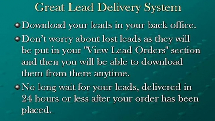 Quality MLM, Home Business Leads