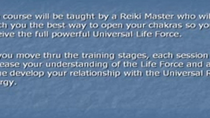 Reiki – Level One Training