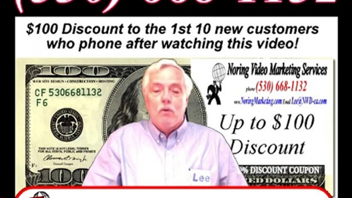 $100 off Video Marketing Internet Marketing Sales Sacrament