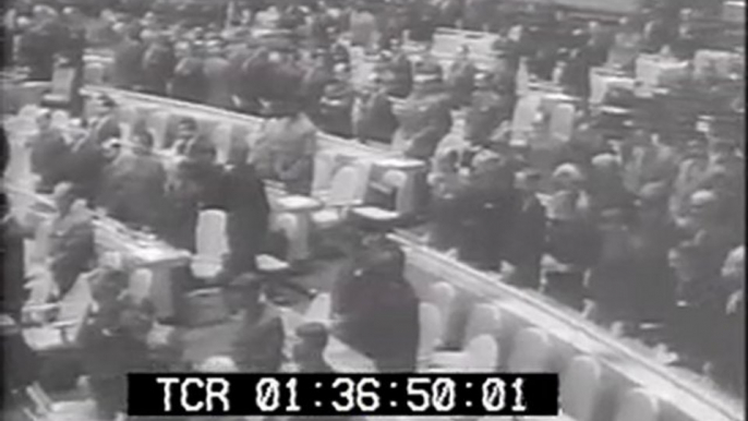 JFK Assassination Newsreel Obituary LBJ Takes over