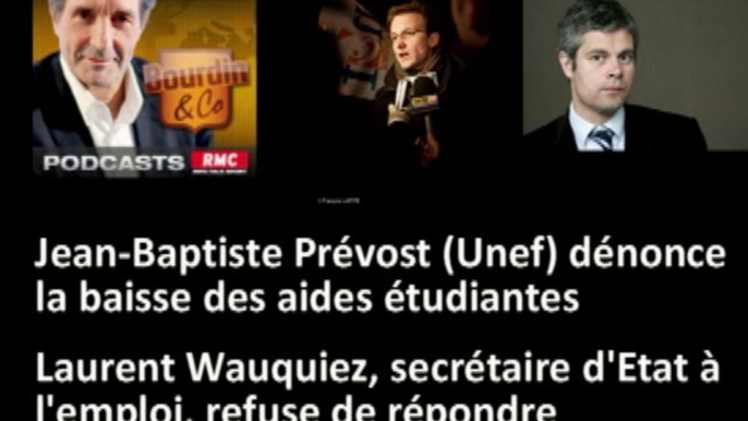 APL- demi-part: l'UNEF dénonce, Laurent Wauquiez esquive