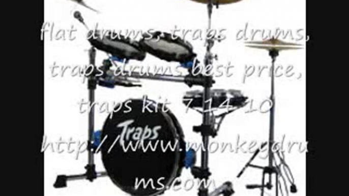 flat drums, traps drums, traps drums best price, traps kit 7