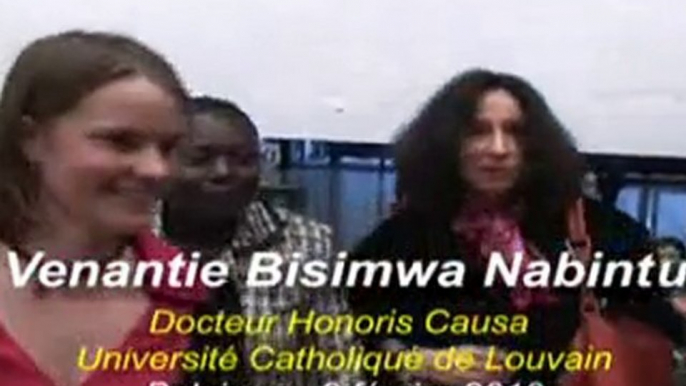 Venantie Bisimwa Nabintu Docteur Honoris Causa UCL 2010