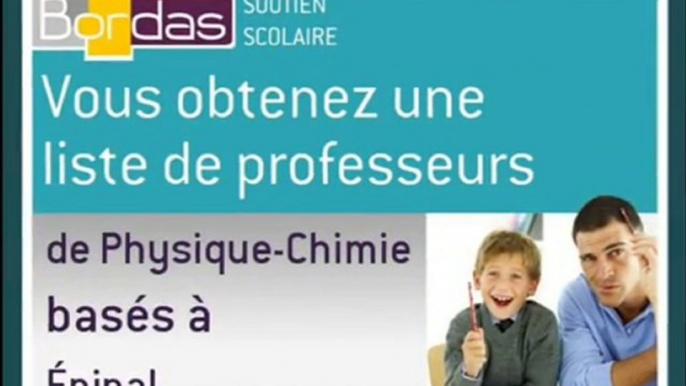 Cours particulier Physique-Chimie - Épinal