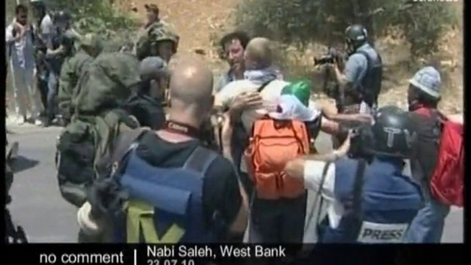West Bank clashes - no comment