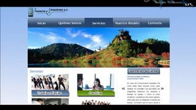 Sitio web hecho para nuestro cliente Asesoria y Soluciones