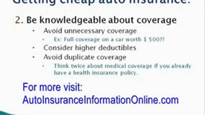 Cheapest Auto Insurance - How To Find The Best Rates Fast!