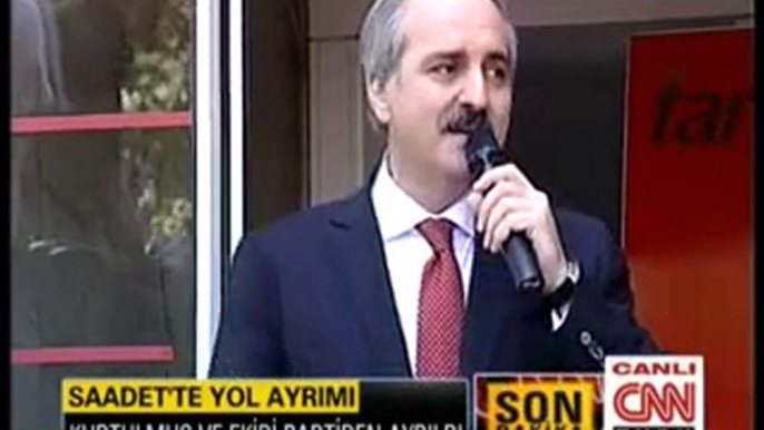 Numan Kurtulmuş Saadet Partisi'nden İstifa Etti | 01.10.2010