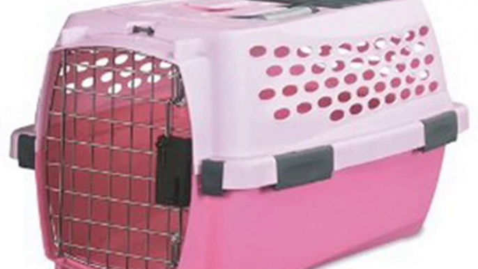 Medium Pink Kennel Cab Pet Carrier - 23 x 15.2 x 11.84