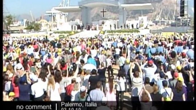 Pope Benedict XVI visits Palermo - no comment