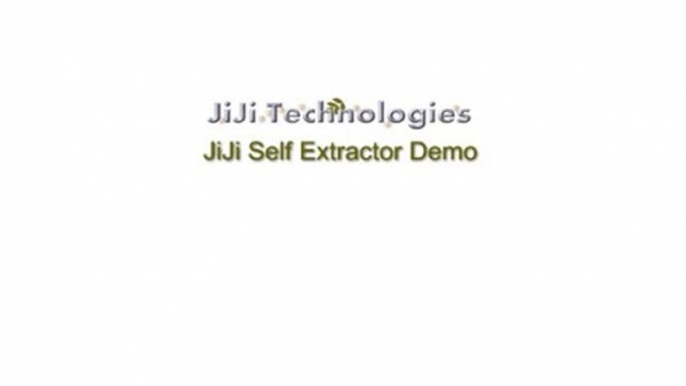 Zip Self Extractor - JiJi Self Extractor