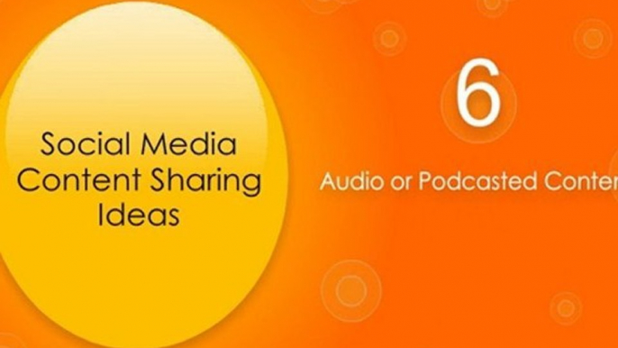 Social Media Content Sharing Ideas